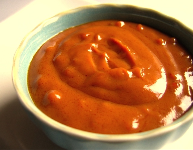 Thai-styled caramel dipping sauce. 